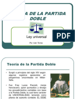 Teoría de La Partida Doble.