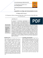 Effect of Zinc Oxide Nanoparticles On Cytology and Seed Germination in Onion