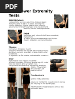 Orthopedic Special Tests Guide 2023 | PDF