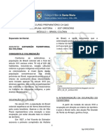 MÓDULO I - BRASIL COLÔNIA - Expansão Territorial PDF