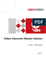 Video Intercom Master Station