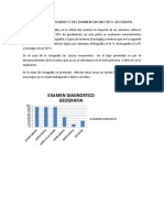 Analisis de Resultados Del Examen Diagnostico Geografia