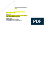 Tipos de ingresos, gastos y presupuesto personal