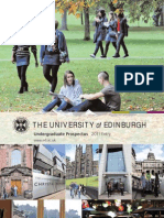 University of Edinburgh Undergraduate Prospectus 2011 Entry