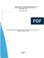 Dimensionamento de Fundações Rasas e Profundas. Estudo de Caso No Município de Teófilo Otoni MG Gabriela Palma Soares