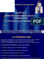 Clase #1-2 Principios Fundamentales de La Epidemiologia