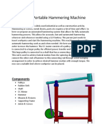 Automated Portable Hammering Machine: Components