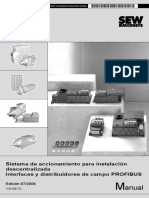 Módulo de comunicación profibus sew eurodrive