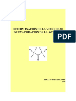Determinacion Velocidad Evaporacion de La Acetona R Zarges K 2008 PDF