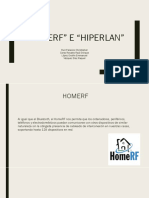 Comparativa entre HOMERF e HIPERLAN, estándares para redes inalámbricas domésticas