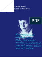 When Males Have Been Sexually Abused As Children: A Guide For Men