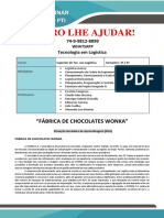 Propaganda Fábrica de Chocolates Wonka Logistica 3 e 4 Sem