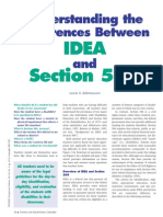 Idea Section 504: Understanding The Differences Between and