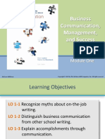 Business Communication, Management, and Success: Module One