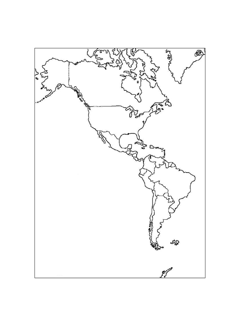 Mapa Mudo America | PDF