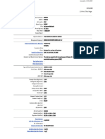 Classification Characters, Notations