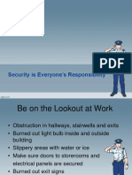 Security Is Everyone's Responsibility