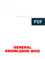 General Knowledge Quiz 