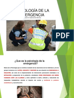 Psicologia de La Emergencia