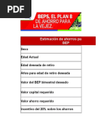 Tabla Estimación Bep 2019