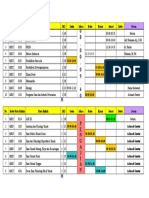 Jadwal Kuliah SMT I Dan III