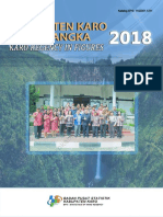 Kabupaten Karo Dalam Angka 2018
