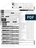 Character Sheet: STR DEX CON INT WIS CHA HP Speed