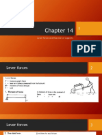 Chapter 14 - Lever Forces and Reaction of Supports