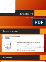 Chapter 19 - Pressure of Gases