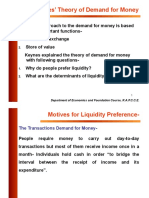 Liquidity Preference Theory PDF