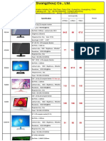 Quotation Sheet of 21-24 Inch LCD Computer Monitor From Lotus Wong-MEIRUN