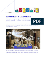 Descubrimiento de La Electricidad