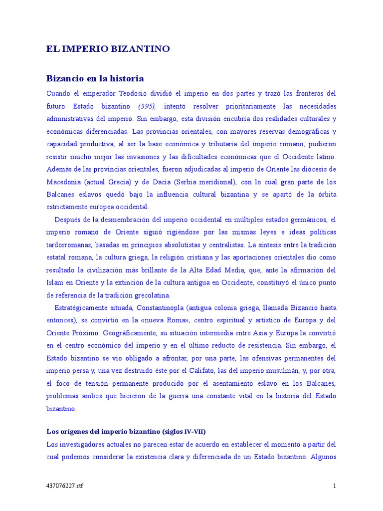 T 2 - El Imperio Bizantino y El Islam | PDF | imperio Bizantino | Mahoma