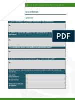 Cuestionario. Deterioro Ambiental