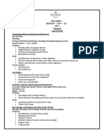 Syllabus SESSION - 2019 - 20 KG1 Term 1 April 2018