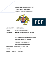 INFORME DE PETROLOGÍA