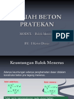 Kuliah Pratekan - Modul Balok Menerus