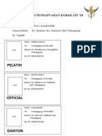 FORMULIR PENDAFTARAN KOBAR API Sma