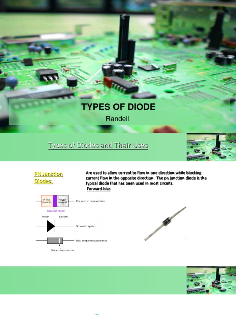 Types of Diode PDF Diode PN Junction