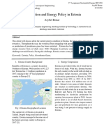 Energy Composition Review in Estonia