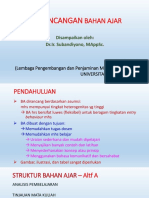 Perancangan Bahan Ajar 2019