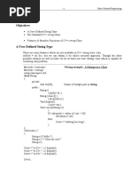 6 - A User-Defined String Class