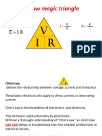 Ohm's Law Magic Triangle