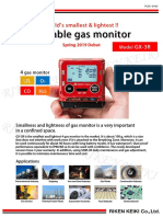 Portable Gas Monitor: World's Smallest & Lightest !!