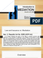 Introduction To Mediation