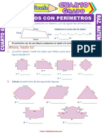 Ejercicios Con Perímetros para Cuarto Grado de Primaria