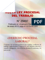 Nueva Ley Procesal Del Trabajo en Peru Manual Comentado