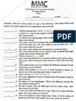 2018 Mtap Elimination Round Grade 1 Questions With Answers Solutions