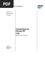 Transferência de estoque entre centros