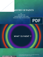 Chemistry of Paints: BY - Avik Kumar Sam Sakshi Bhardwaj Sumit Kumar Manvendra Singh Shivangi Sharma